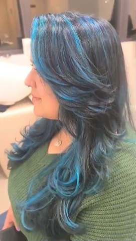 Mechas Coloridas Blue